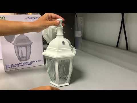 Maxxima MEL-6150 Series | LED Outdoor Light w/ Clear Water Glass