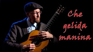 Heartrending classical aria Che gelida manina on classical guitar (Free PDF sheet music)