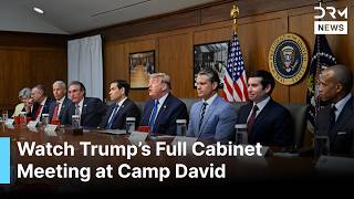 FULL: Trump Holds Historic Camp David Cabinet Meeting Amid Iran War, Gaza Deal, Ukraine War | AC1G