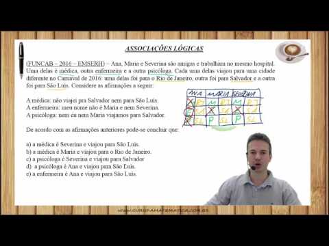 0833 - FUNCAB - ASSOCIAÇÕES LÓGICAS