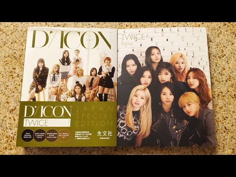 트와이스 (TWICE) DICON Magazine Japan Special Edition Photobook Unboxing