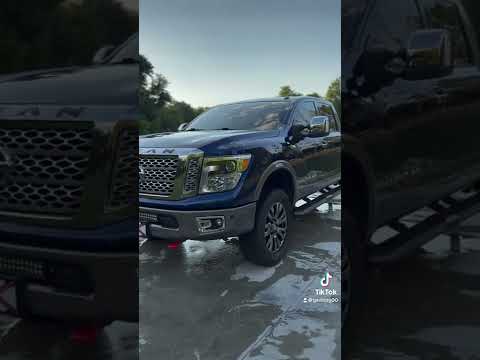 2016 Nissan Titan XD Rough Country 6 inch lift, Vision Rocker 20x12 -51 offset, 35x12.50 Toyo Tires