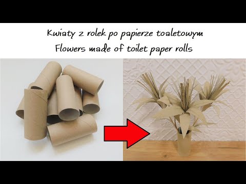 , title : 'Kwiaty z Rolek po Papierze Toaletowym / Tak Proste, że Zrobisz od razu Cały Bukiet!'
