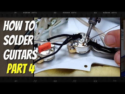 How To Solder Guitars (4/6) - Soldering to a Potentiometer