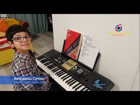 Piano Initial Digital Trinity Exam Video Benjamin Cyriac