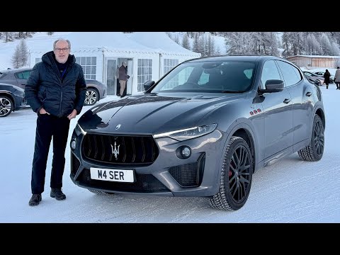 Road Trip special over the Alps to St. Moritz in the wild V8 Maserati Levante Trofeo.