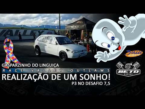 Gol Bola Turbo Gasparzinho Terceiro lugar no Outlaws desafio 7,5 Equipe Buiu Racing Team