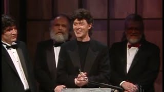 Ronnie Hawkins Inducts The Band into the Canadian Music Hall of Fame at The 1989 JUNO Awards