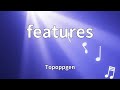 Topoppgen Features Lyrics
