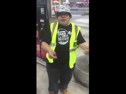 Just Juice - Nice With It: Dude Goes In With The Flow At A Gas Station
