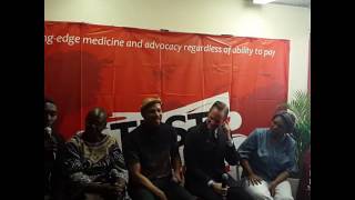 B Flow and Common - AHF Press Briefing in Durban