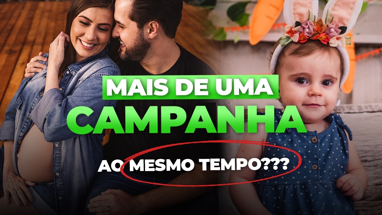 É possível fazer mais de uma campanha ao mesmo tempo na fotografia?