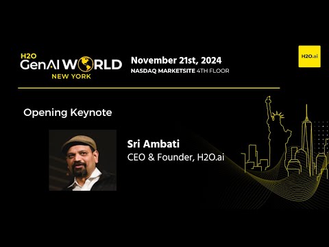 H2O GenAI World NY 2024 Keynote