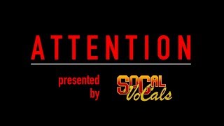 ATTENTION - CHARLIE PUTH (SoCal VoCals Cover, Live)