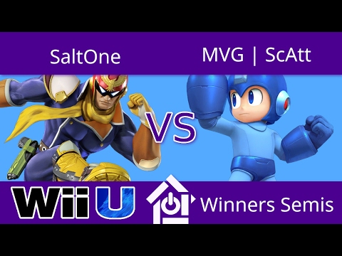 NaCl 2/4/2017 - SaltOne (Captain Falcon) vs MVG | ScAtt (Megaman) - Smash 4 Winners Semis