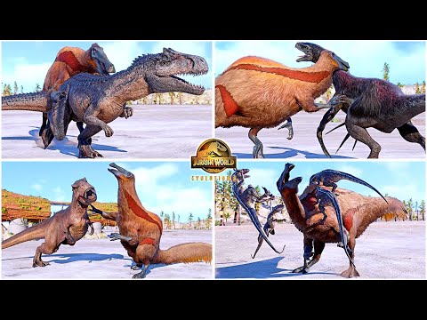 Deinocheirus VS All Carnivore & Herbivore Dinosaurs Killing Animations 🦖 Jurassic World Evolution 2
