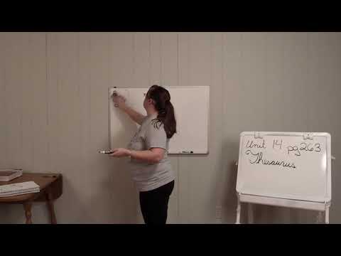 Language B - Unit 14:  Thesaurus (Mrs. Sewell)