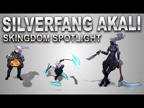 Silverfang Akali Skin Spotlight | SKingdom - League of Legends