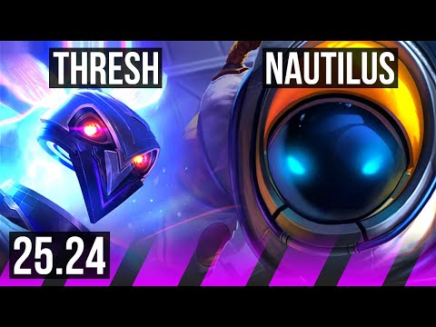 THRESH & Vayne vs NAUTILUS & Samira (SUP) | EUW Master | 25.24