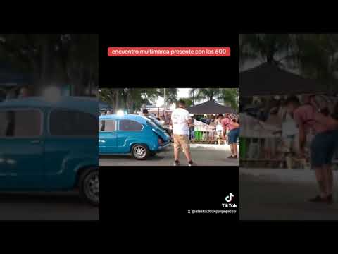 encuentro multi marcas en calchin el club Fiat 600 Córdoba prente