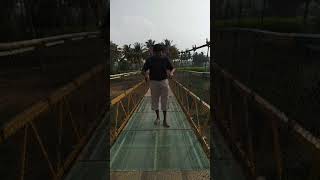 preview picture of video 'Torgal Glass Bridge - Malaprabha River - Ramdurg - Karnataka - SudhaMadhu - #IndicLiving'