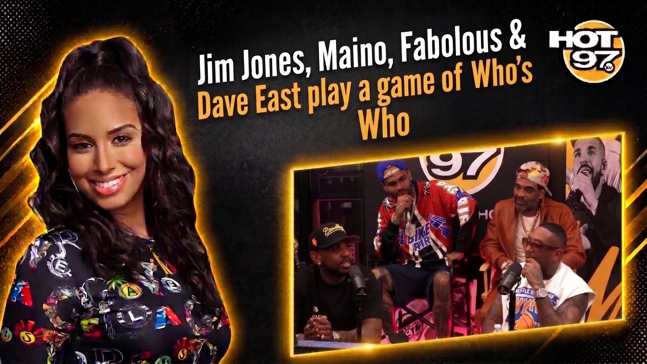 ⚫ Jim Jones, Maino, Fabolous & Dave East Play Who's Who | Nessa On Air