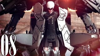 #8【NieR:Automata】9S視点 2周目スタート『ニーア オートマタ』初見実況プレイ【Let's Play】