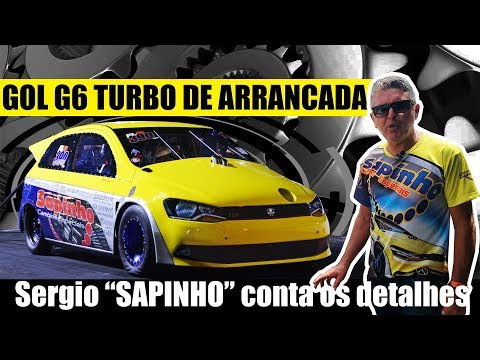 GOL G6 TURBO DE ARRANCADA - Acelera de 0 a 250km/h em 5.2s