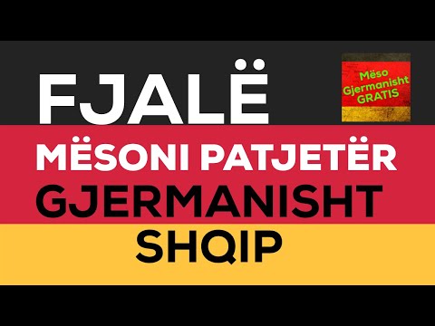 Mëso Gjermanisht - Fjale dhe Shprehje te domosdoshme per Bashkim Familjar dhe Infermier A1 I B1 I B2