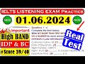 IELTS LISTENING PRACTICE TEST 2024 WITH ANSWERS | 01.06.2024