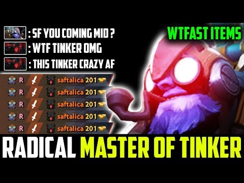 Radical Master Of Tinker - How To Kill Enemy Like Creeps | Pro Gameplay Dota 2