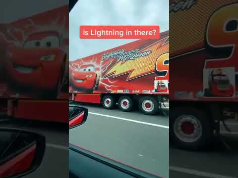 I found Mack Lightning Mcqueen Truck #shorts #Cars #LightningMcqueen