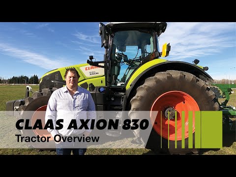 CLAAS AXION 830 Tractor Overview | CLAAS Harvest Centre