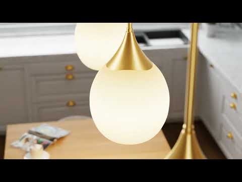 Mid-Century Modern Style Matte Pendant Light