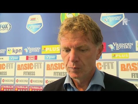 Trainer Fons Groenendijk na afloop van Excelsior - ADO Den Haag