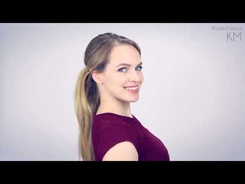 My 5 Minute Ponytail Routine   KayleyMelissa