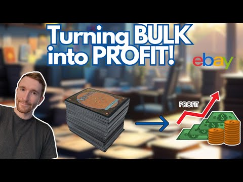 My Strategy for Listing and Selling MTG Bulk on eBay