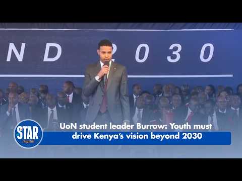 UoN student leader Burrow: Youth must drive Kenya’s vision beyond 2030