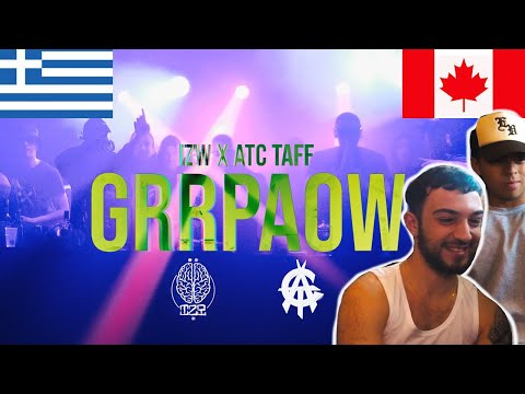 CANADIANS REACT TO GREEK DRILL - ΙΖΩ x ATC TAFF - GRRPAOW (Official Music Video)