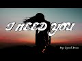 August Alsina - I Need You (Lyrics)