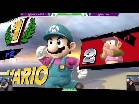 SAFGC Spring Season R2 2017 - Smash 4 - Jacko (Diddy Kong) vs Rust (Mario) - Losers Quarters