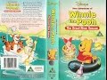 Opening Of Winnie The Pooh The Great River Rescue 1993 UK VHS
