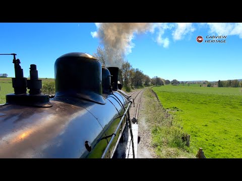 The epic view of a steam train driver: Schin op Geul - Kerkrade ZLSM 17/4/2022