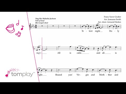 Gruber: Silent Night (Voice Jumaane Smith and Choir) - Singing Sheet Music