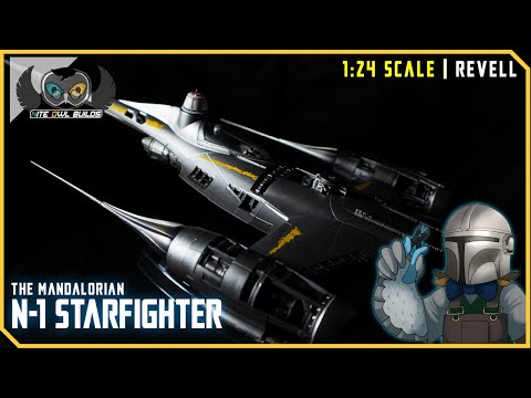 1/24 Revell N-1 Starfighter From The Mandalorian | Full Build with LEDs