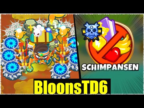 DIE 2 TURM GERALDO SCHIMPANSENCHALLENGE! - Bloons TD6 [Deutsch/German]