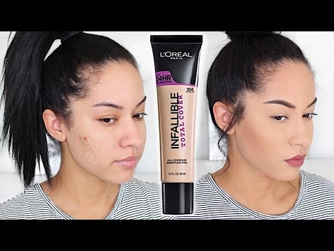 L'Oreal Infallible Total Cover Foundation First Impression + Demo