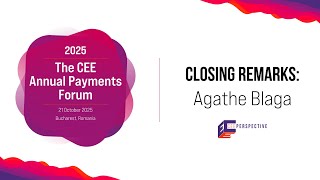 Closing Remarks | CEE Annual Payments Forum 2025