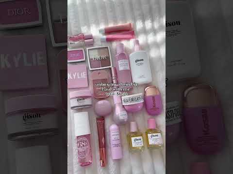Watch Me Unbox a Huge Shein Beauty Haul! Totally Obsessed W/ it 😊 #sheinhaul #fyp #shein #makeup