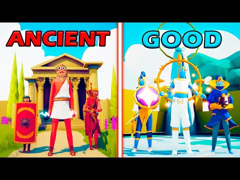ANCIENT TEAM vs GOOD TEAM - Totally Accurate Battle Simulator | TABS